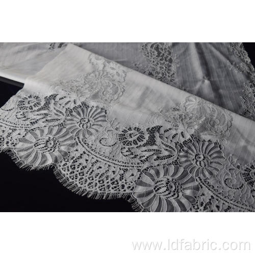 100% Nylon Panel Lace Fabric Design-D